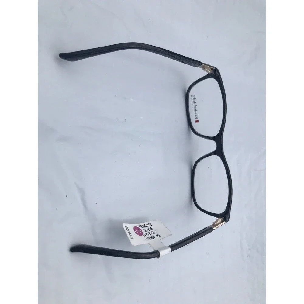 Elizabeth Arden EA 1199-1 BLK Womens Semi Cat Eye Eyeglasses 55-16-135